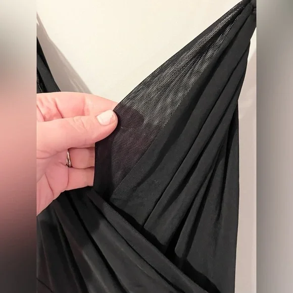 Theory Black Spaghetti Strap Dress - Picture 4 of 10